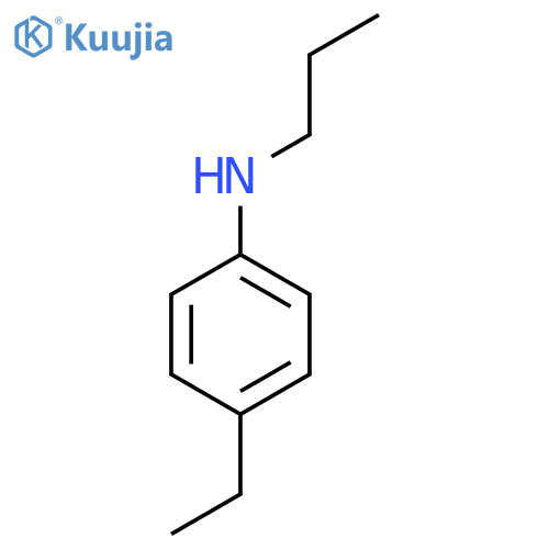 4-ethyl-N-propylaniline structure