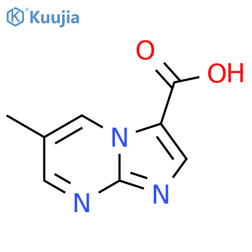 6-Methylimidazo[1,2-A]pyrimidine-3-carboxylic acid structure