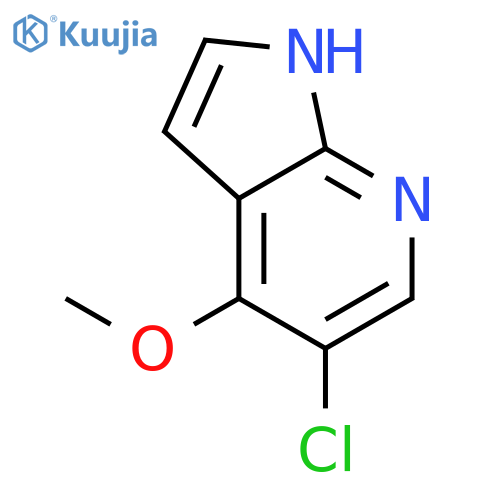 5-Chloro-4-methoxy-1h-pyrrolo2,3-bpyridine structure