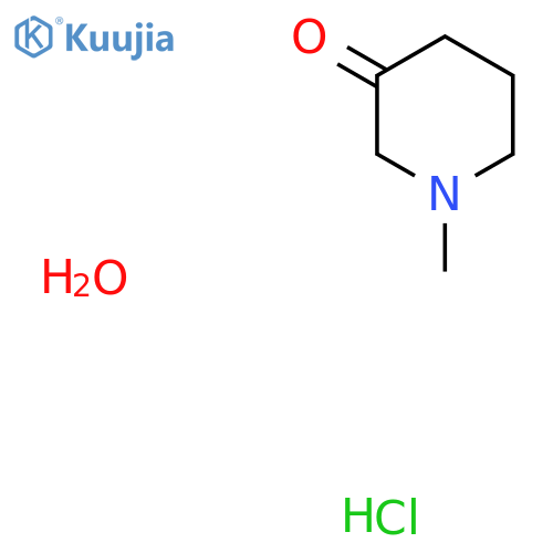 1-Methyl-piperidin-3-one hydrochloride monohydrate structure