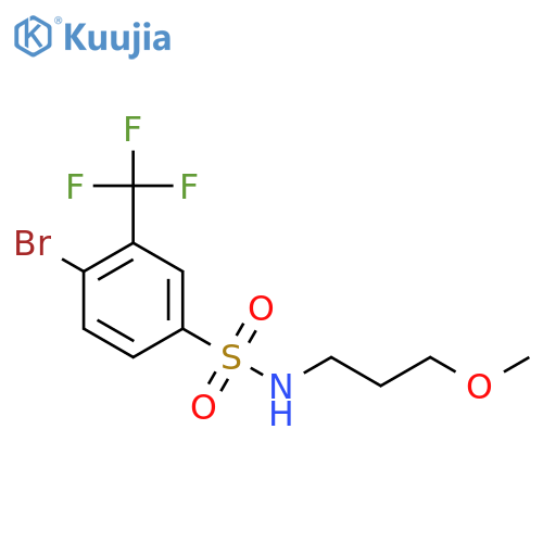 N-(3-Methoxypropyl) 4-bromo-3-trifluoromethylbenzenesulfonamide structure