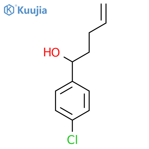 1-(4-Chlorophenyl)pent-4-en-1-ol structure