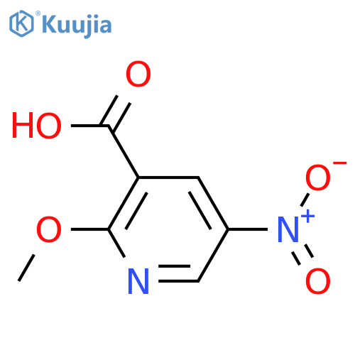 2-Methoxy-5-nitro-nicotinic acid structure
