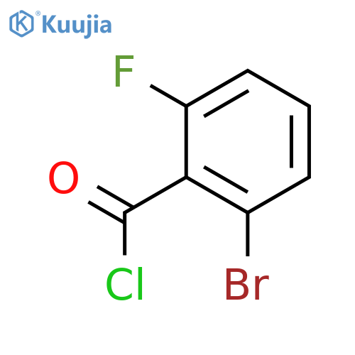 2-Bromo-6-fluorobenzoyl chloride structure