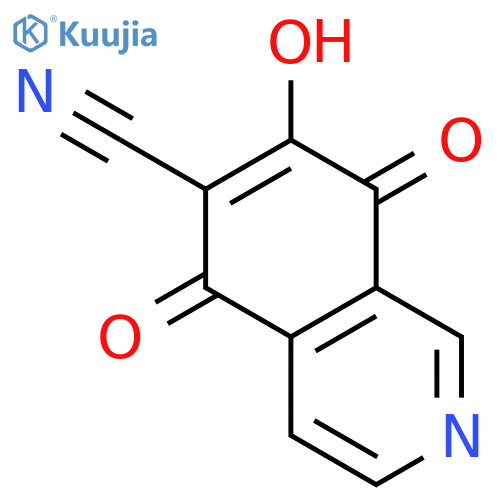 7-Hydroxy-5,8-dioxo-5,8-dihydroisoquinoline-6-carbonitrile structure