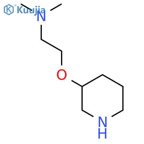 Dimethyl2-(piperidin-3-yloxy)ethylamine structure