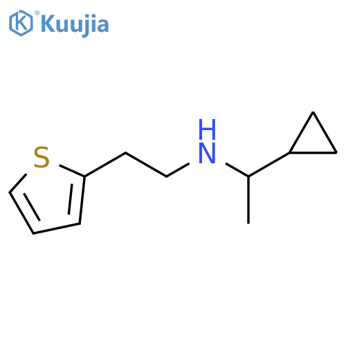 (1-cyclopropylethyl)2-(thiophen-2-yl)ethylamine structure