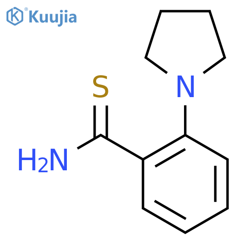 2-(pyrrolidin-1-yl)benzene-1-carbothioamide structure