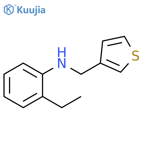 2-ethyl-N-(thiophen-3-yl)methylaniline structure