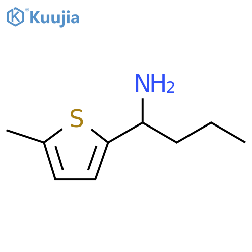 1-(5-methylthiophen-2-yl)butan-1-amine structure