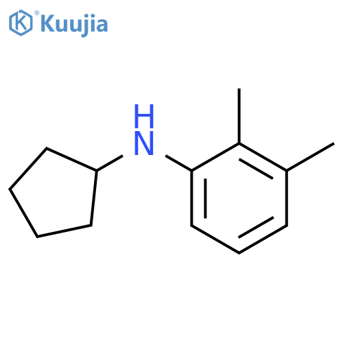 N-cyclopentyl-2,3-dimethylaniline structure