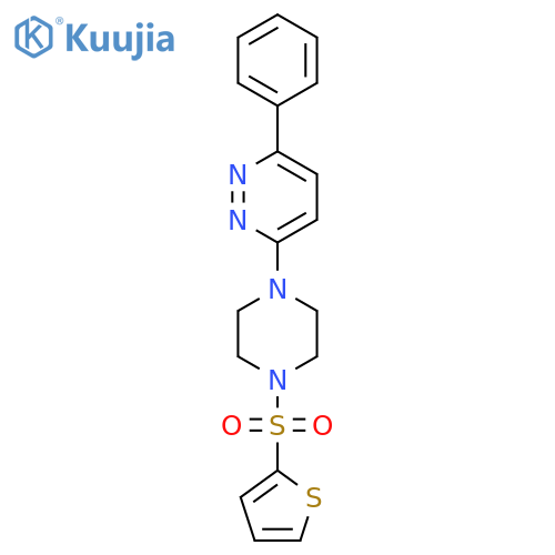3-phenyl-6-[4-(thiophene-2-sulfonyl)piperazin-1-yl]pyridazine structure