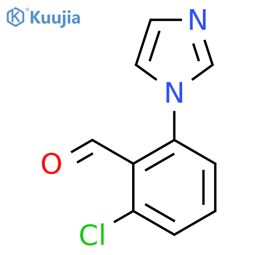 2-Chloro-6-(1h-imidazol-1-yl)benzaldehyde structure