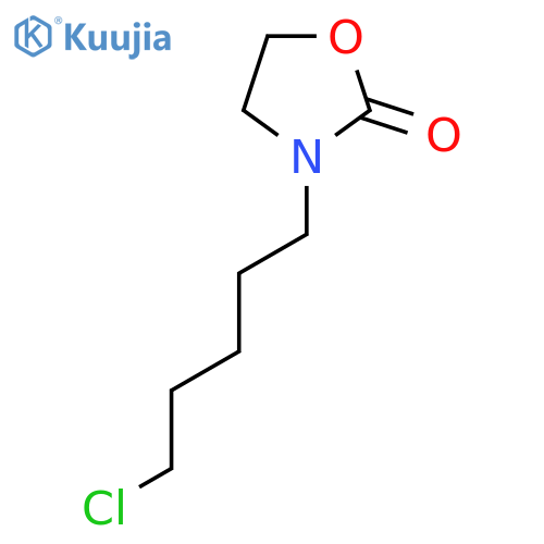 3-(5-Chloropentyl)-1,3-oxazolidin-2-one structure