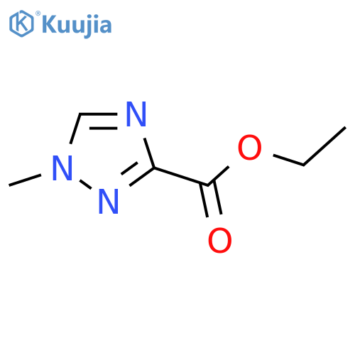 Ethyl 1-methyl-1H-1,2,4-triazole-3-carboxylate structure