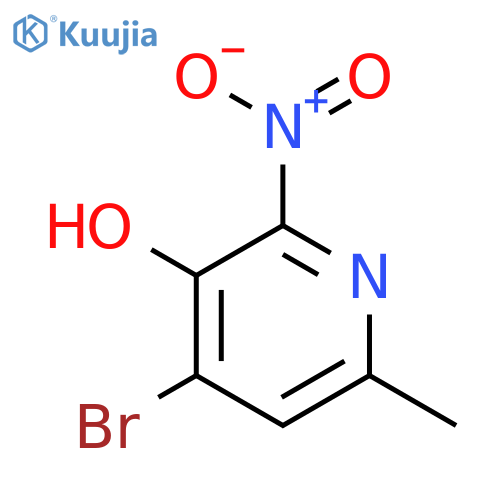 4-Bromo-6-methyl-2-nitropyridin-3-ol structure