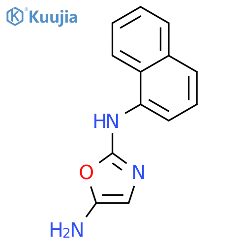 2,5-Oxazolediamine,N2-1-naphthalenyl- structure