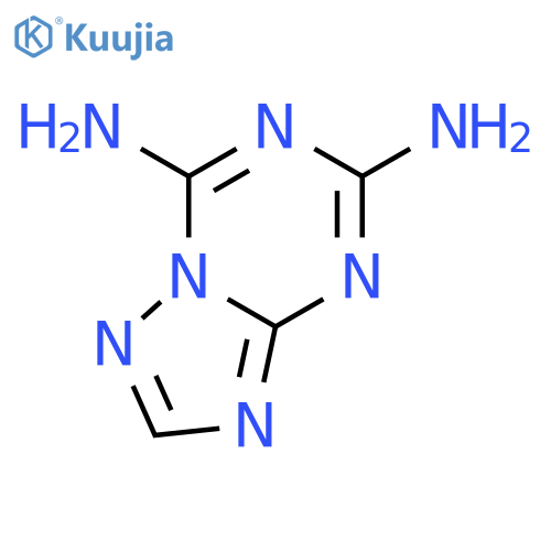 [1,2,4]Triazolo[1,5-a][1,3,5]triazine-5,7-diamine(9CI) structure