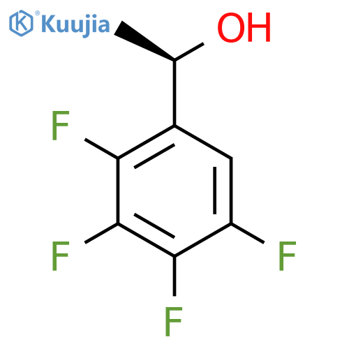 (1R)-1-(2,3,4,5-tetrafluorophenyl)ethan-1-ol structure