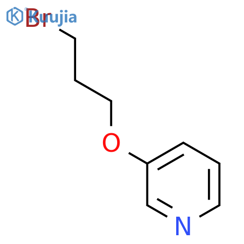 3-(3-Bromopropoxy)pyridine structure