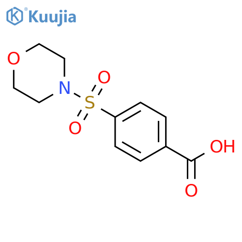 4-(morpholine-4-sulfonyl)benzoic acid structure