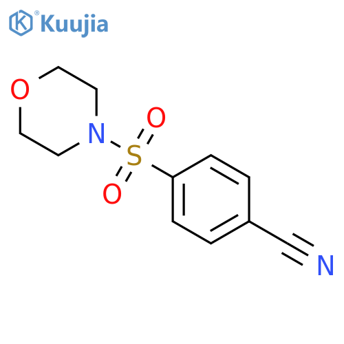 4-(morpholine-4-sulfonyl)benzonitrile structure