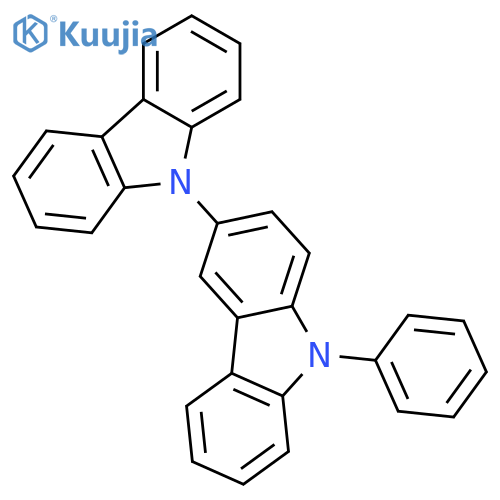 3,9'-Bi-9H-carbazole, 9-phenyl- structure