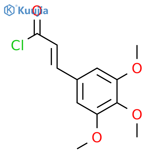 2-Propenoyl chloride,3-(3,4,5-trimethoxyphenyl)- structure