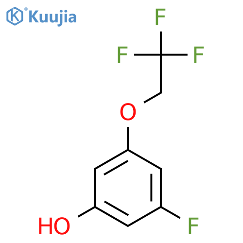 3-Fluoro-5-(2,2,2-trifluoroethoxy)phenol structure
