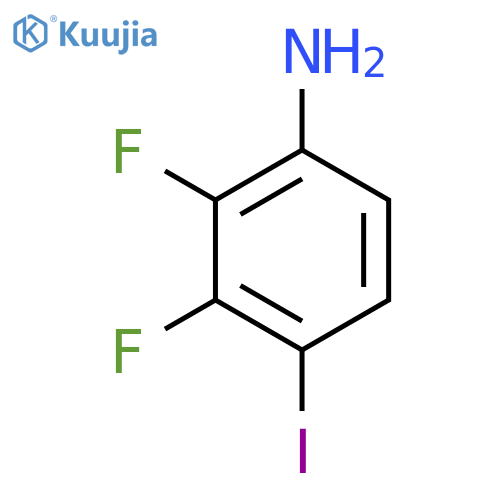 2,3-Difluoro-4-iodoaniline structure