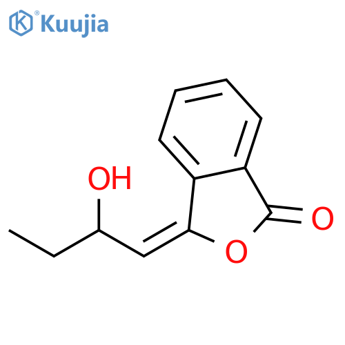 (Z)-3-(2-hydroxy-1-butylidene)phthalide structure