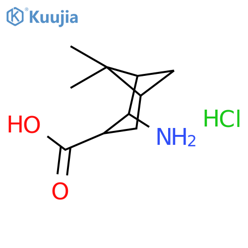 (1R,2R,3R,5R)-2-Amino-6,6-dimethylbicyclo[3.1.1]heptan-3-carboxylic acid hydrochloride structure