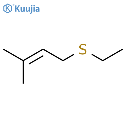 2-Butene, 1-(ethylthio)-3-methyl- structure