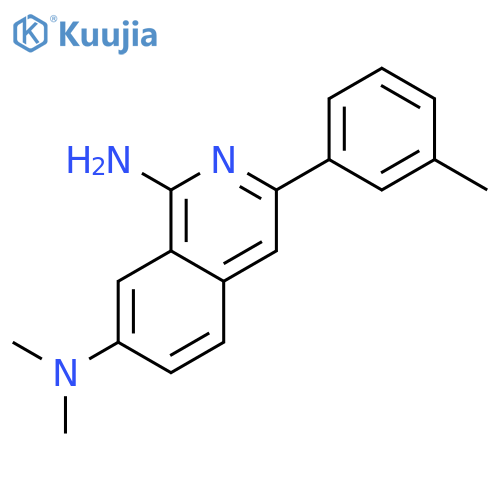 7-N,7-N-Dimethyl-3-(3-methylphenyl)isoquinoline-1,7-diamine structure