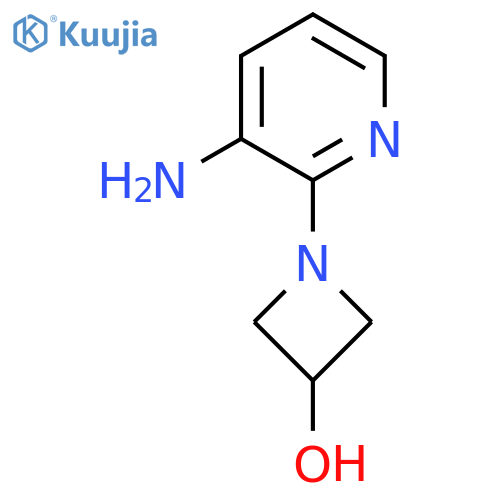 1-(3-Aminopyridin-2-yl)azetidin-3-ol structure