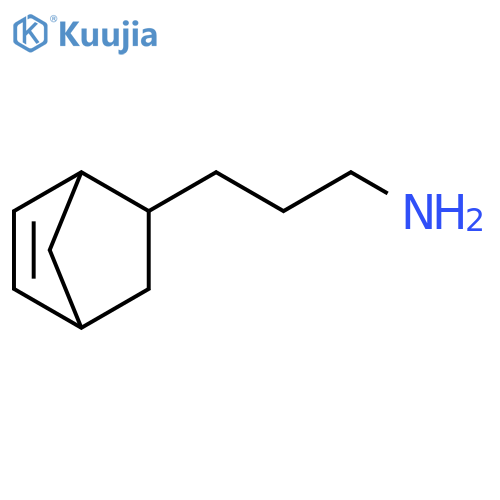3-{bicyclo2.2.1hept-5-en-2-yl}propan-1-amine structure