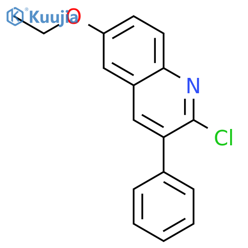 2-chloro-6-ethoxy-3-phenylquinoline structure
