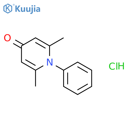 2,6-Dimethyl-1-phenyl-1H-pyridin-4-one Hydrochloride structure