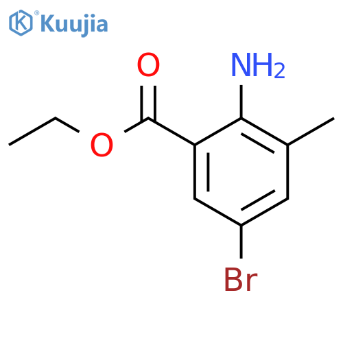 Ethyl 2-amino-5-bromo-3-methylbenzoate structure