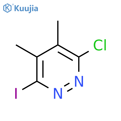 3-Chloro-6-iodo-4,5-dimethylpyridazine structure