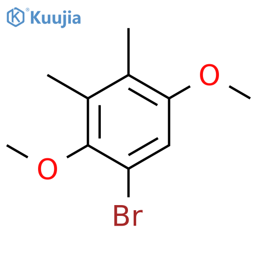 1-bromo-2,5-dimethoxy-3,4-dimethylbenzene structure