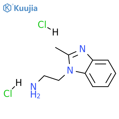 2-(2-Methyl-1H-benzodimidazol-1-yl)ethanamine Dihydrochloride structure