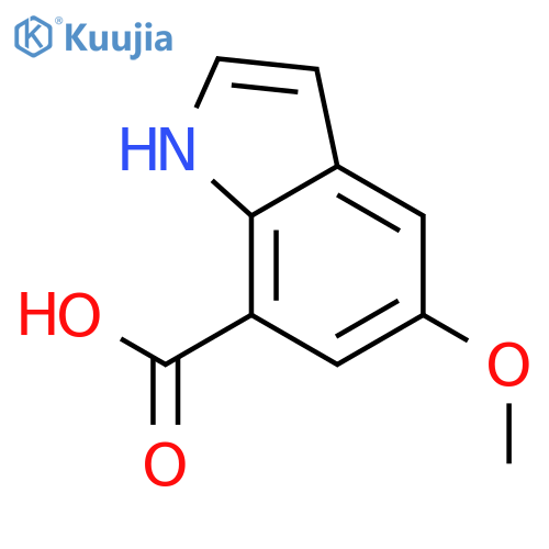 5-methoxy-1H-Indole-7-carboxylic acid structure