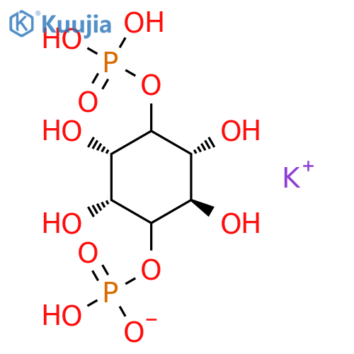 D-myo-Inositol,1,4-bis(dihydrogen phosphate), tripotassium salt (9CI) structure
