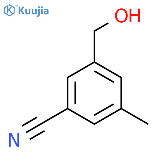 3-Cyano-5-methylbenzyl alcohol structure