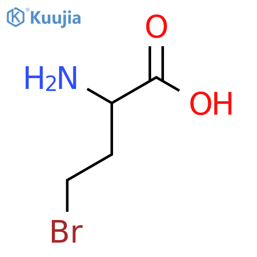 2-Amino-4-bromobutanoic acid structure