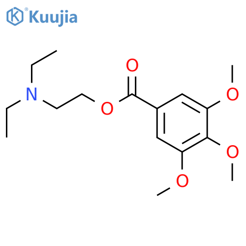 3,4,5-Trimethoxy-benzoic Acid 2-Diethylamino-ethyl Ester structure
