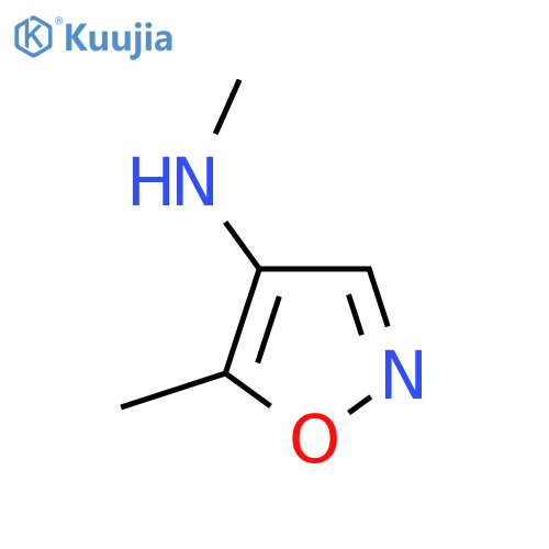 5-Methyl-4-(methylamino)isoxazole structure