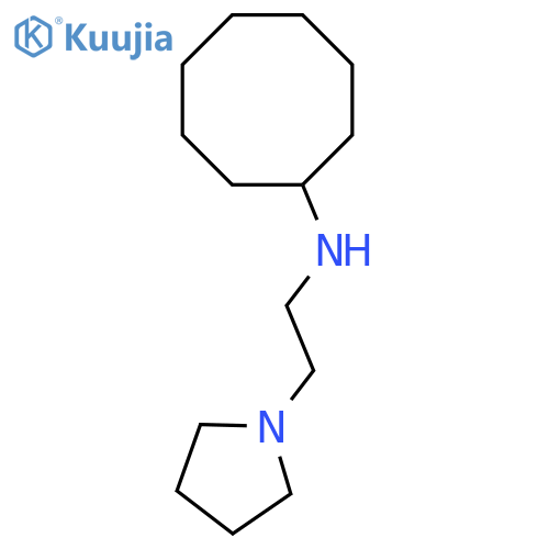 N-2-(pyrrolidin-1-yl)ethylcyclooctanamine structure