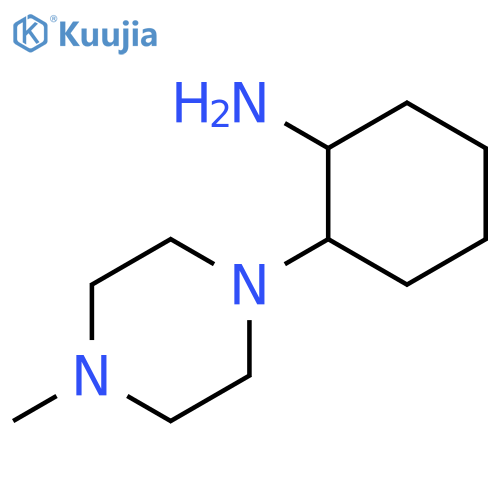 2-(4-methylpiperazin-1-yl)cyclohexan-1-amine structure